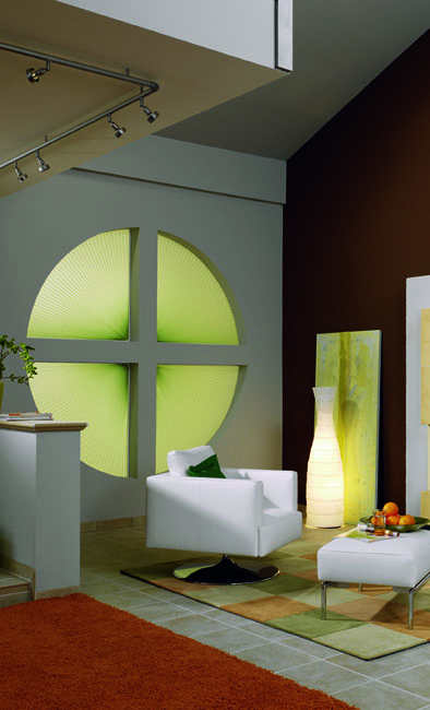 Beispielfoto Plissees Sonderformen