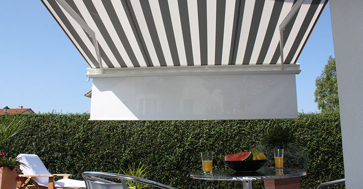 Beispielfoto Erweiterung Gelenkarmmarkisen