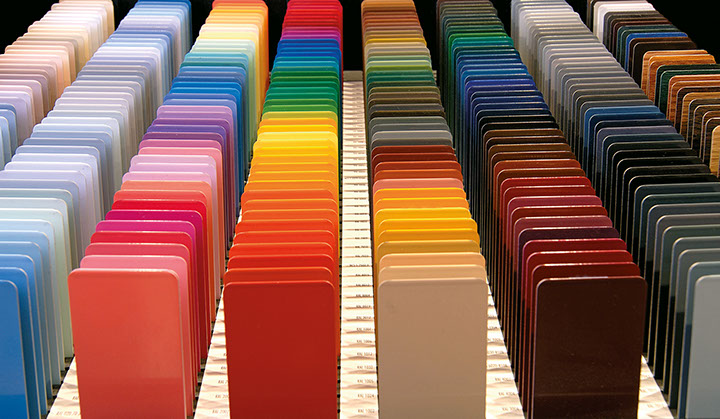 Beispielfoto Spezialanfertigungen Farbvielfalt